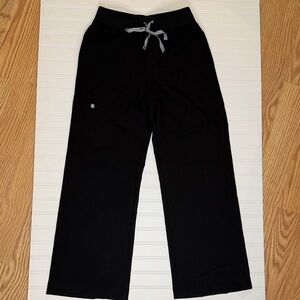 Figs black scrub pants women’s M Kade straight leg technical collection, Medical